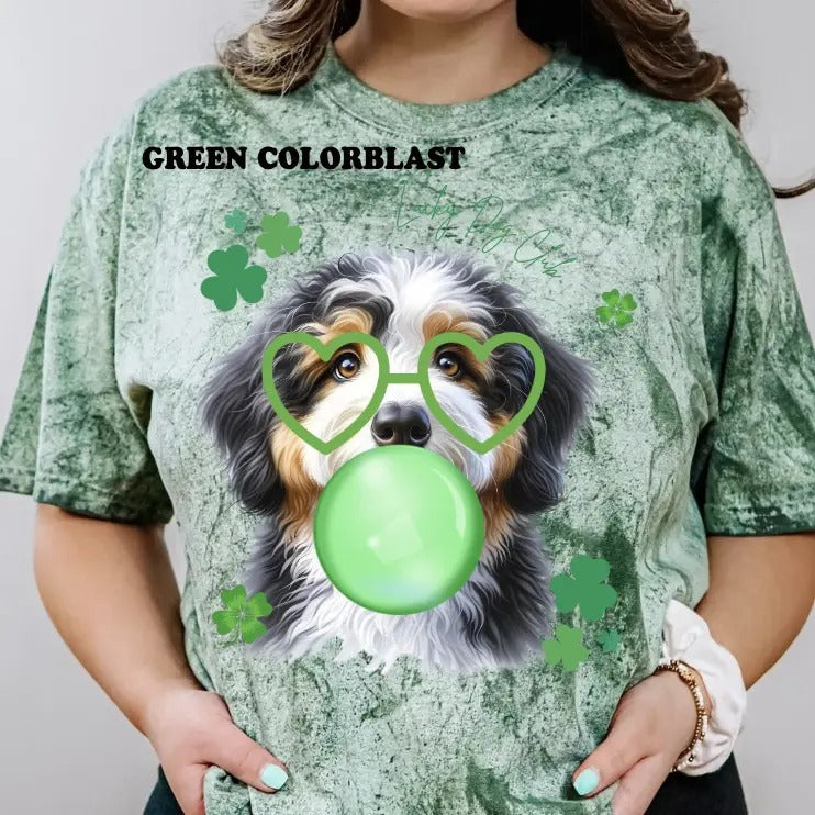 Lucky Dog Bernedoodle Shirt ~ Unisex Apparel Relaxed Fit Printed In The USA Clothing Womenswear Casual Comfort Cotton Top...