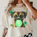 Lucky Dog Brindle Boxer Shirt ~ Unisex Apparel Relaxed Fit Printed In The USA Clothing Womenswear Casual Comfort Cotton...