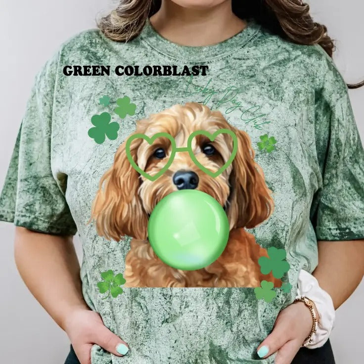 Lucky Dog Golden Cockapoo Shirt ~ Unisex Apparel Relaxed Fit Printed In The USA Clothing Womenswear Casual Comfort Cotton...