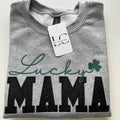 Lucky Mama St. Patrick’s Day Embroidered Sweatshirt - Festive & Stylish for Moms T-Shirts, Hoodie | ZylaModa.com
