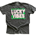 Lucky Vibes on COMFORT COLORS tee - St Patricks Day Tee Hoodie, Sweatshirt | ZylaModa.com