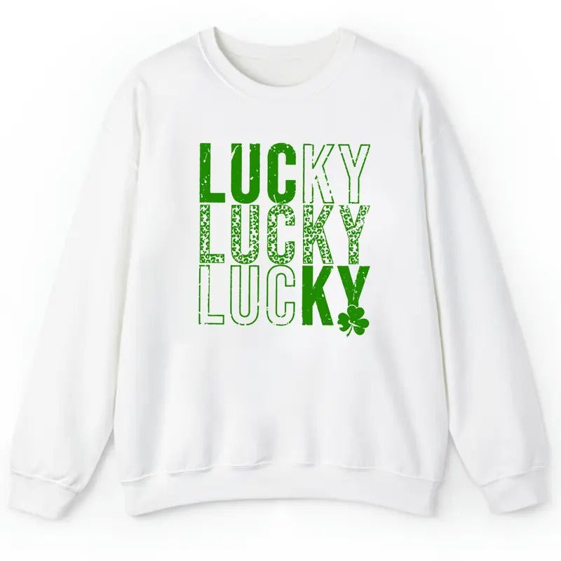 Lucky shirt , St. Patricks Day shirt Hoodie, Sweatshirt | ZylaModa.com