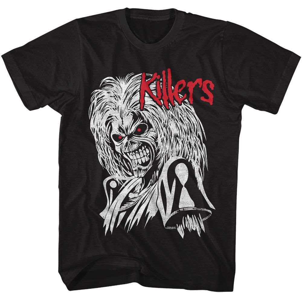 Iron Maiden Red And White Killers Official T-Shirt Hoodie, Sweatshirt | ZylaModa.com