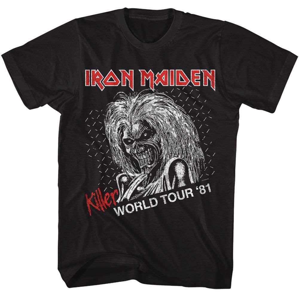 Iron Maiden Killers World Tour Official T-Shirt Hoodie, Sweatshirt | ZylaModa.com