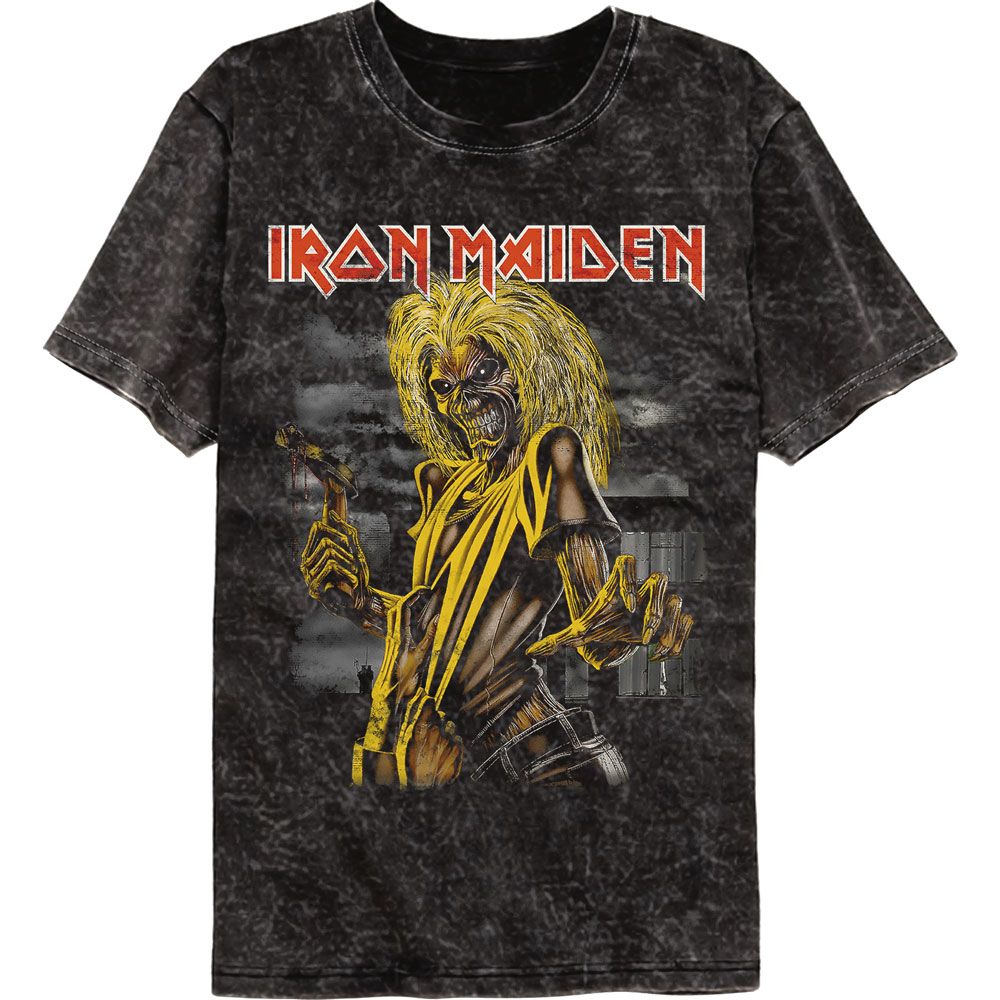 Iron Maiden Killers Cover Official Mineral Washed T-Shirt Hoodie, Sweatshirt | ZylaModa.com