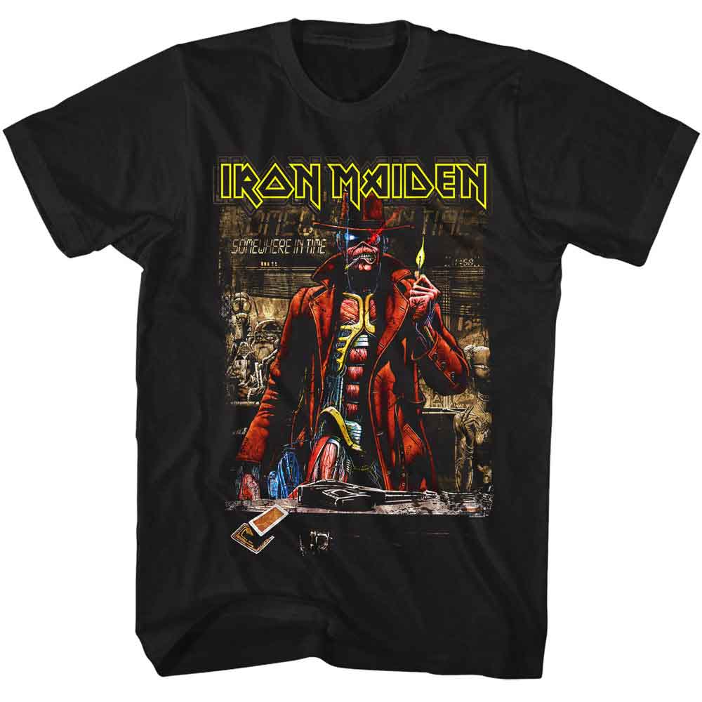 Iron Maiden Somewhere In Time Sepia Official T-Shirt Hoodie, Sweatshirt | ZylaModa.com
