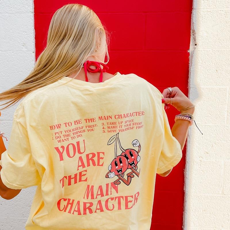 MAIN CHARACTER T-SHIRT Cotton Comfort Hoodie, Sweatshirt | ZylaModa.com
