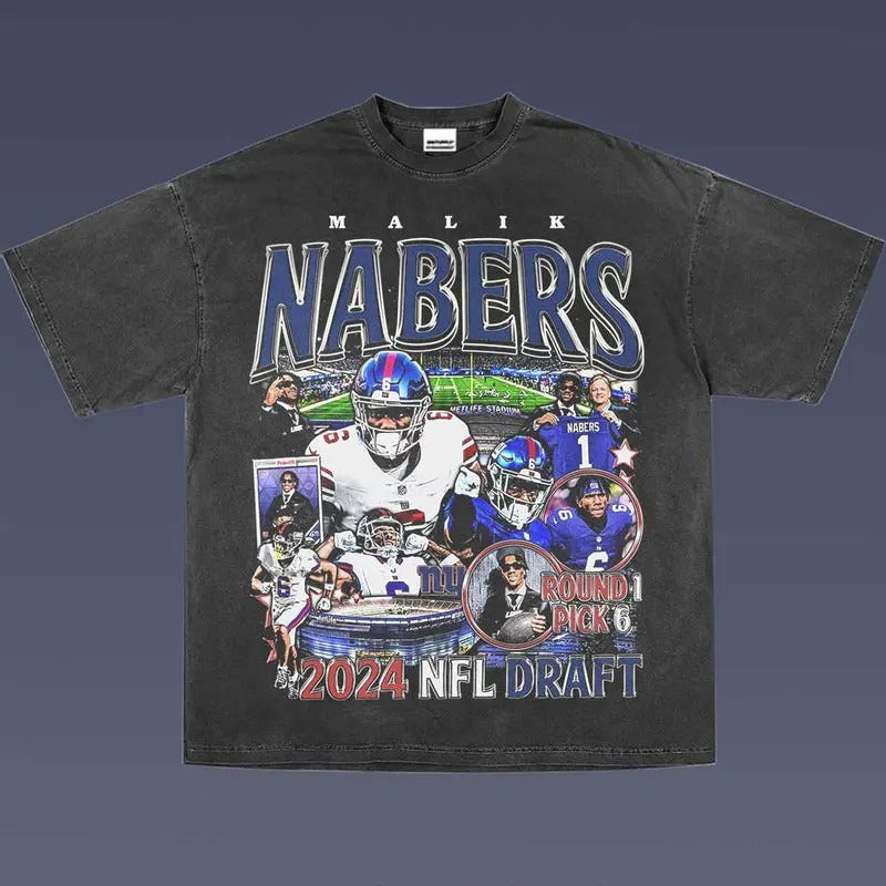MALIK NABERS 1.0 VINTAGE TEE | AMERICAN FOOTBALL | GIFT FOR FAN Hoodie, Sweatshirt | ZylaModa.com