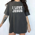 MAPTEES I Love Jesus Comfort Colors Shirt, Faith Based T-shirt, Love Like Jesus Graphic Tee, Religious Clothing,...