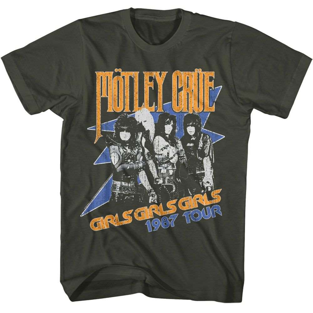 Motley Crue Girls Girls Girls 1987 Tour Official T-Shirt Hoodie, Sweatshirt | ZylaModa.com
