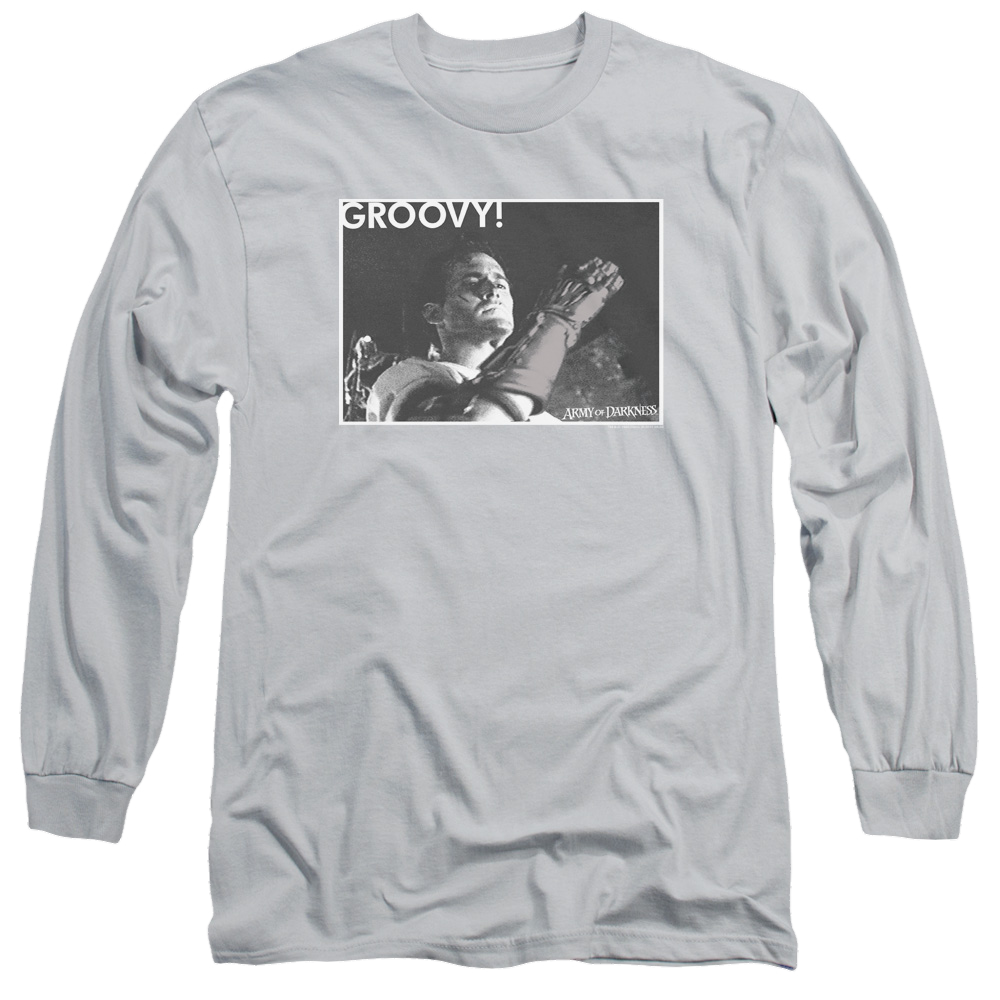 Army Of Darkness Groovy - Men's Long Sleeve T-Shirt Hoodie, Sweatshirt | ZylaModa.com