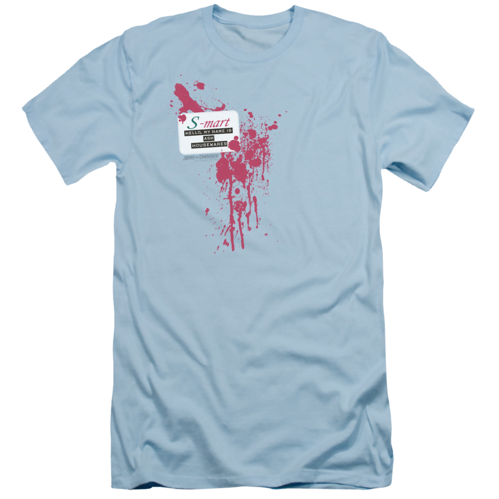 Army Of Darkness S Mart Name Tag - Men's Slim Fit T-Shirt Hoodie, Sweatshirt | ZylaModa.com