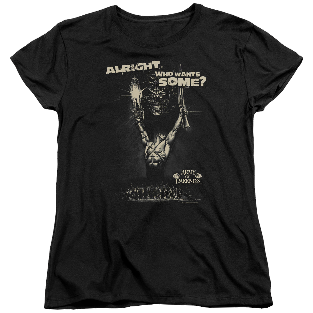 Army Of Darkness Want Some - Women's T-Shirt Hoodie, Sweatshirt | ZylaModa.com