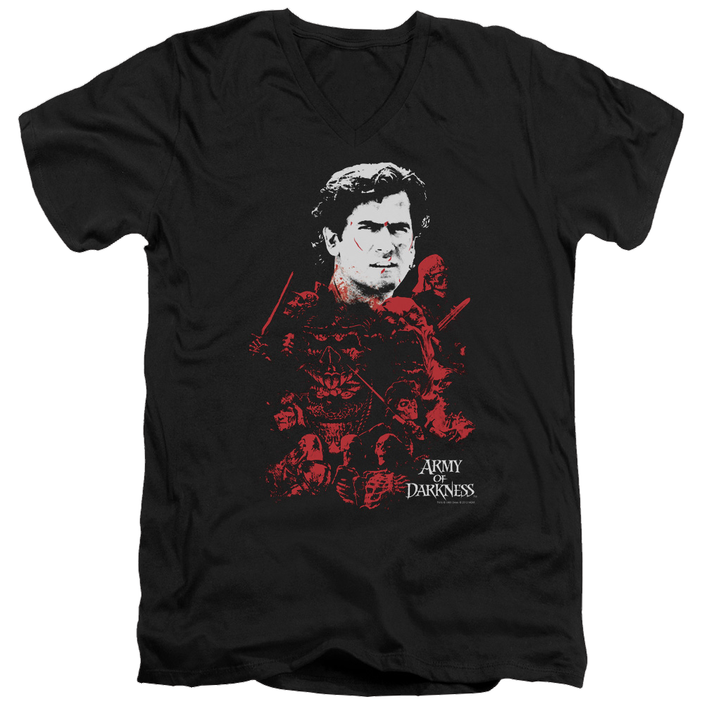 Army Of Darkness Pile Of Baddies - Men's V-Neck T-Shirt Hoodie, Sweatshirt | ZylaModa.com