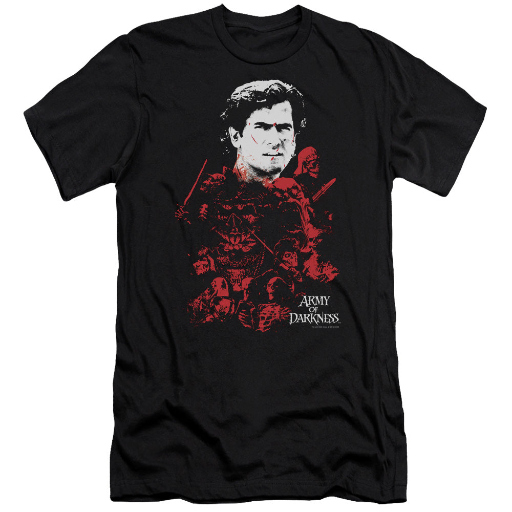 Army Of Darkness Pile Of Baddies Premium Bella Canvas Slim Fit Mens T Shirt Black Hoodie, Sweatshirt | ZylaModa.com