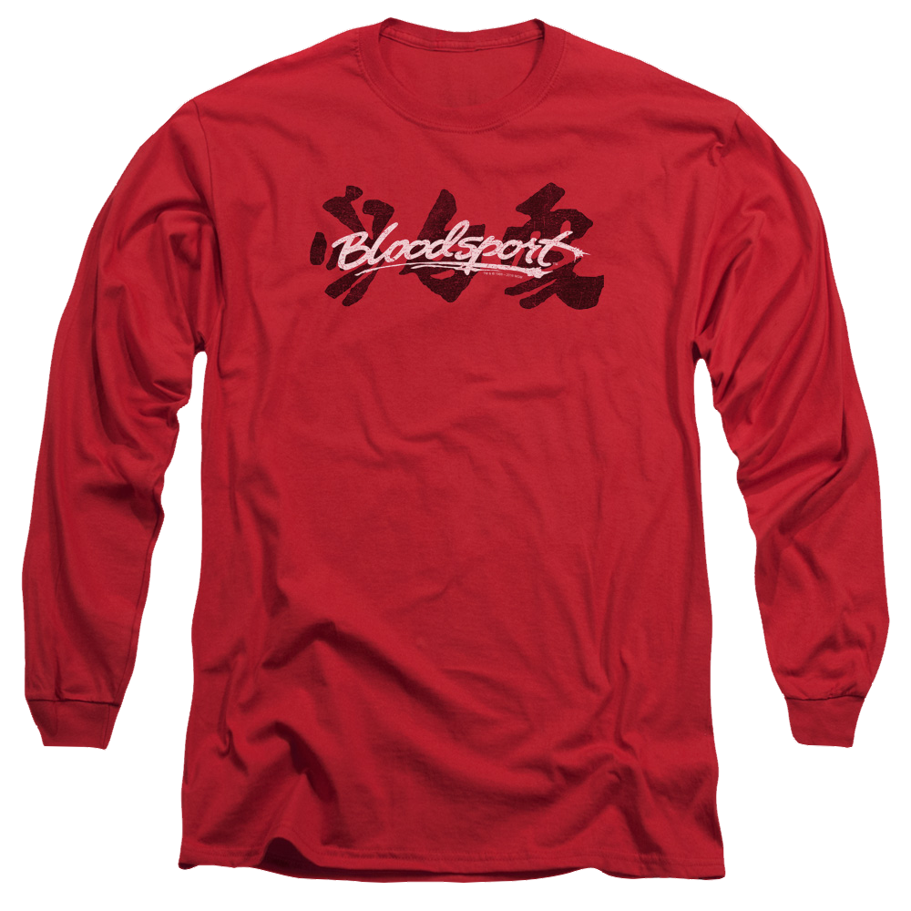 Bloodsport Kanji - Men's Long Sleeve T-Shirt Hoodie, Sweatshirt | ZylaModa.com