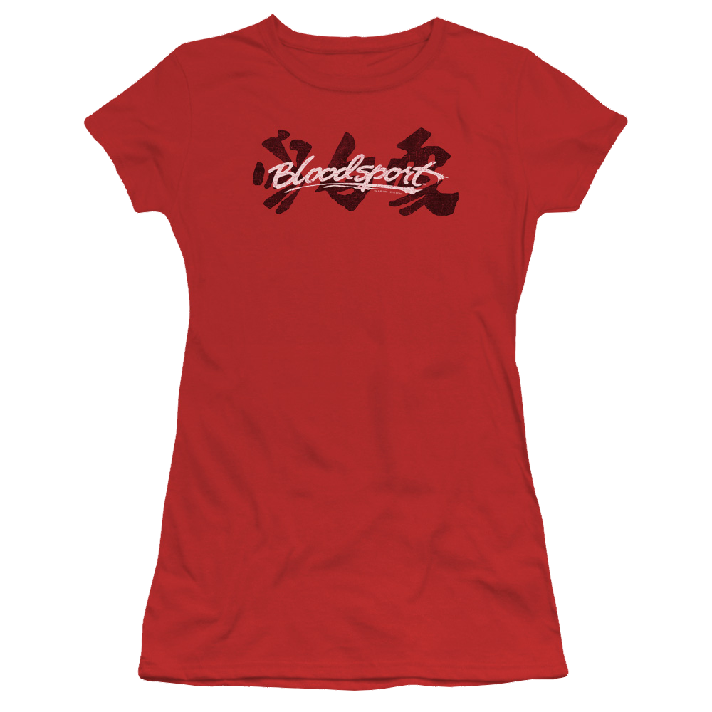 Bloodsport Kanji - Juniors T-Shirt Hoodie, Sweatshirt | ZylaModa.com
