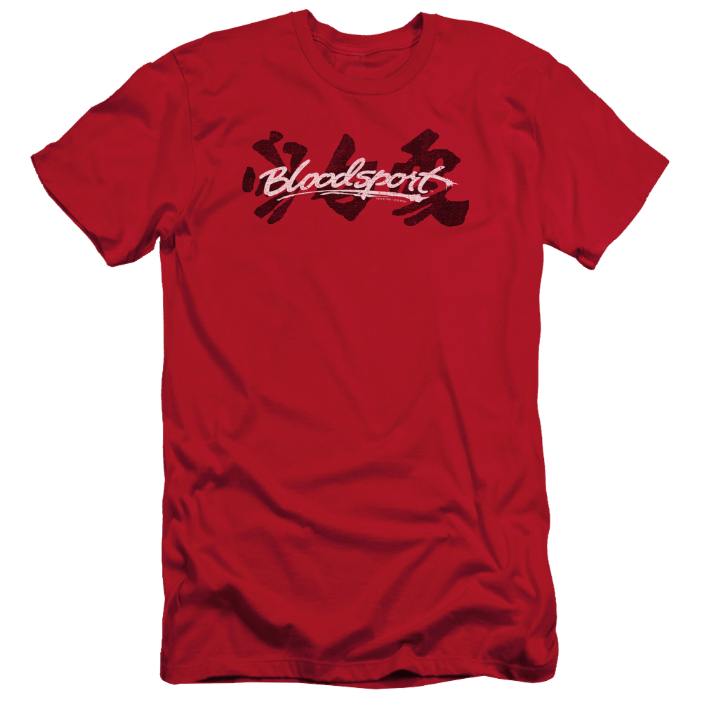 Bloodsport Kanji - Men's Slim Fit T-Shirt Hoodie, Sweatshirt | ZylaModa.com