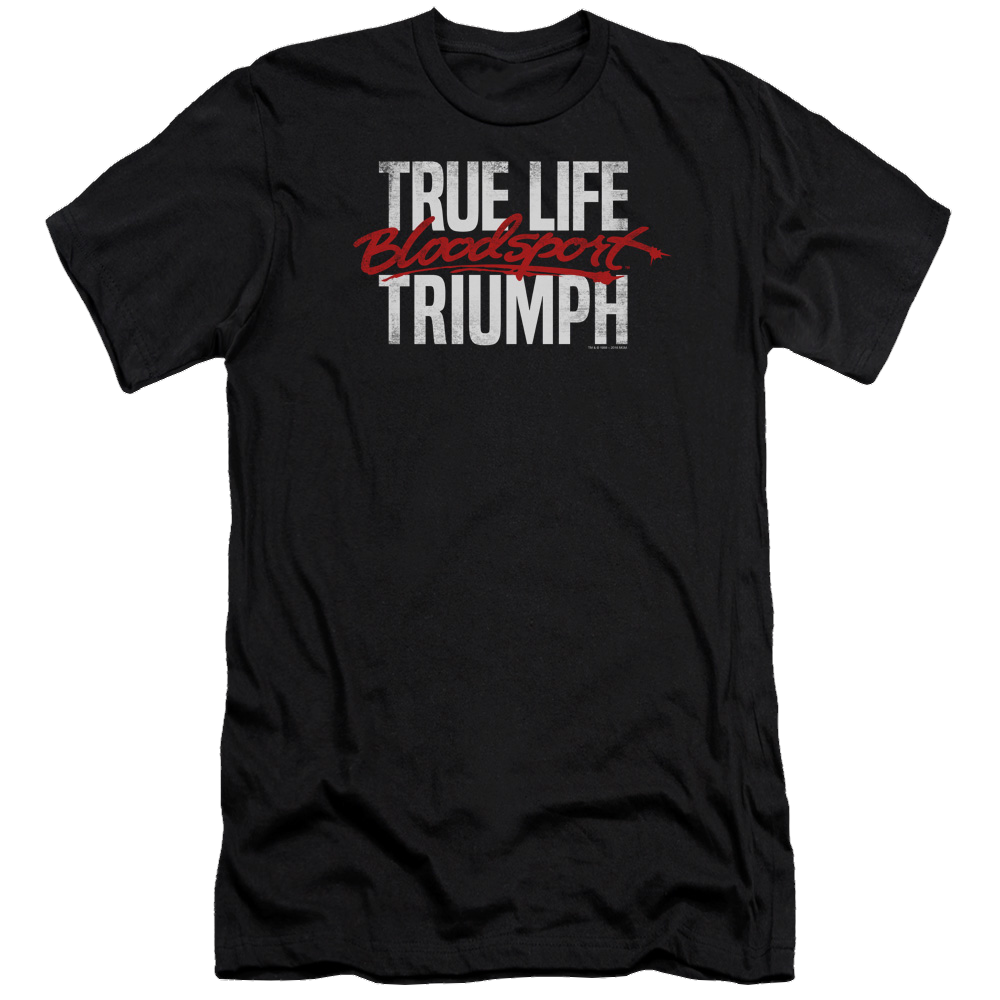 Bloodsport True Story - Men's Premium Slim Fit T-Shirt Hoodie, Sweatshirt | ZylaModa.com