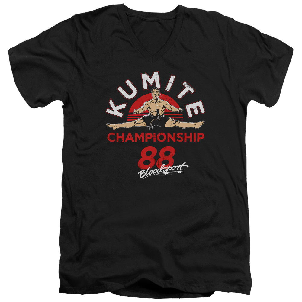Bloodsport Championship 88 - Men's V-Neck T-Shirt Hoodie, Sweatshirt | ZylaModa.com