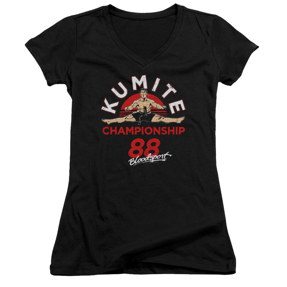Bloodsport Championship 88 - Juniors V-Neck T-Shirt Hoodie, Sweatshirt | ZylaModa.com