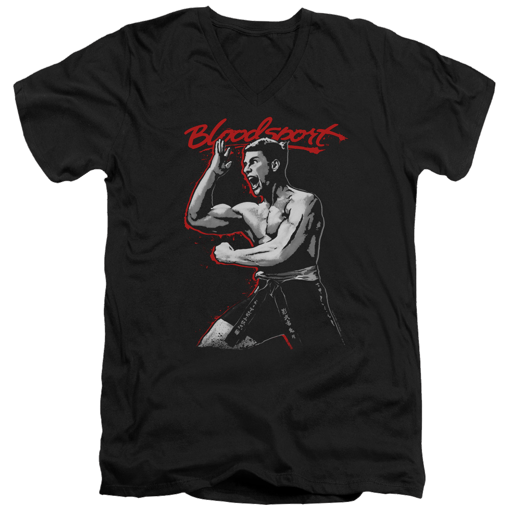 Bloodsport Loud Mouth - Men's V-Neck T-Shirt Hoodie, Sweatshirt | ZylaModa.com