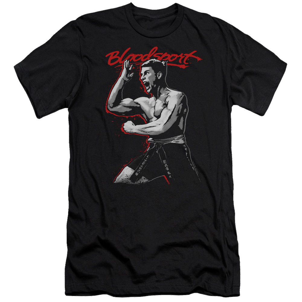 Bloodsport Loud Mouth - Men's Premium Slim Fit T-Shirt Hoodie, Sweatshirt | ZylaModa.com