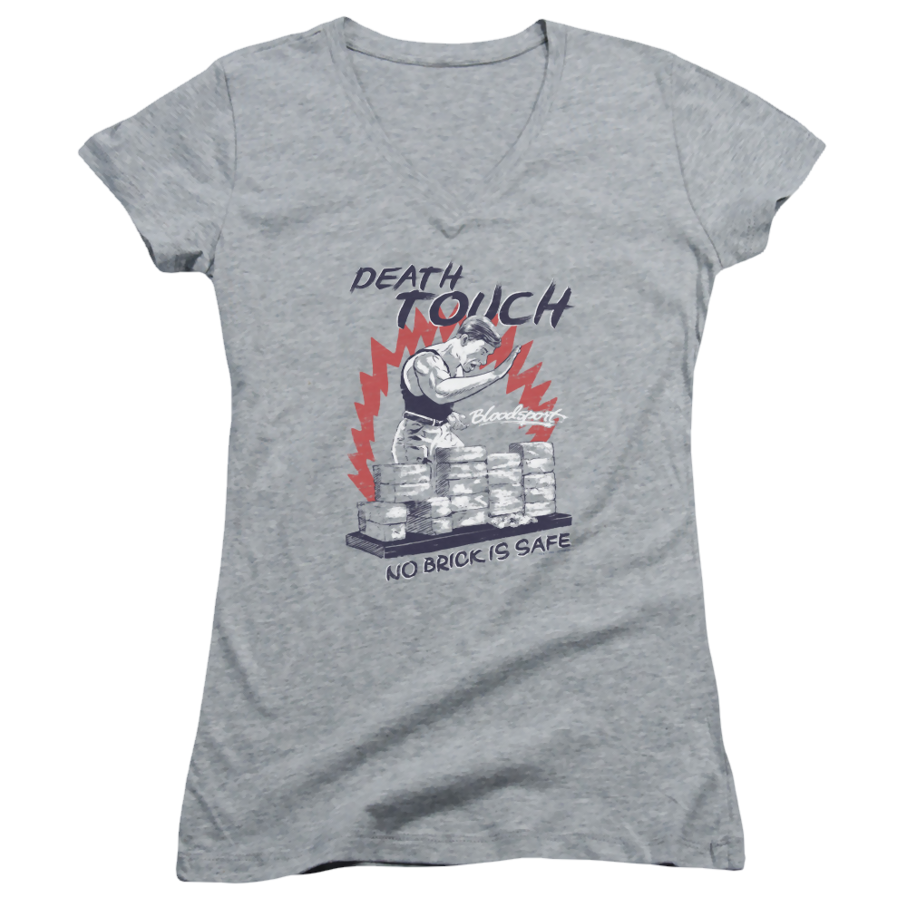 Bloodsport Death Touch - Juniors V-Neck T-Shirt Hoodie, Sweatshirt | ZylaModa.com