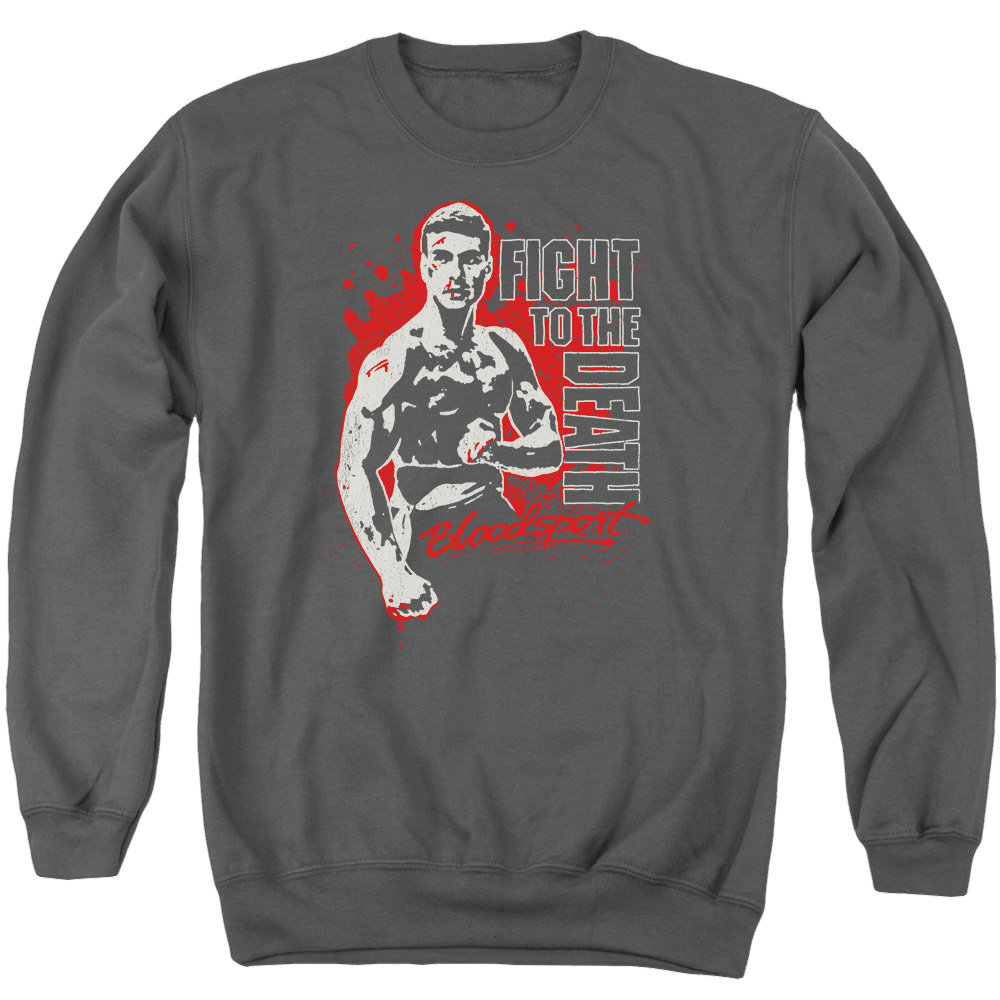 Bloodsport To The Death - Men's Crewneck Sweatshirt T-Shirts, Hoodie | ZylaModa.com