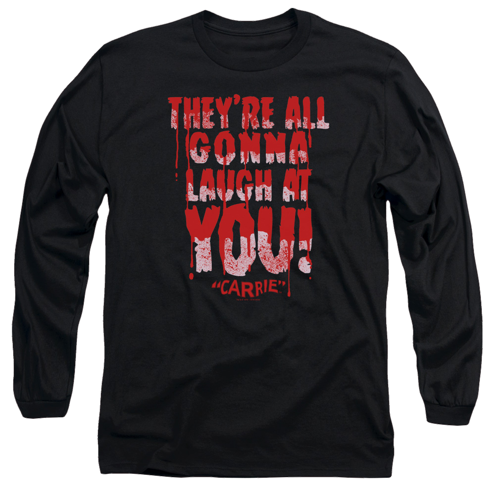 Carrie Laugh At You - Men's Long Sleeve T-Shirt Hoodie, Sweatshirt | ZylaModa.com