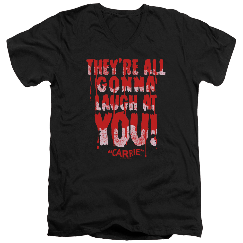 Carrie Laugh At You - Men's V-Neck T-Shirt Hoodie, Sweatshirt | ZylaModa.com