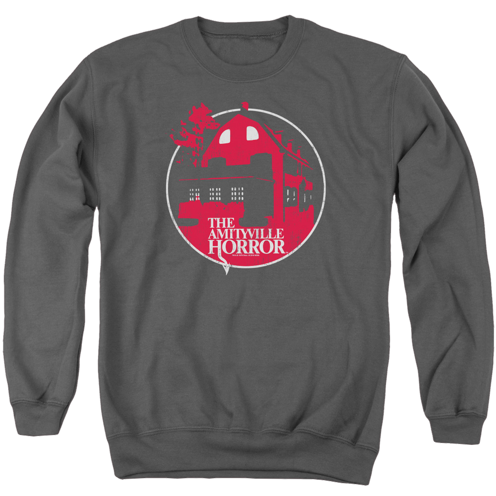 Amityville Horror Red House - Men's Crewneck Sweatshirt T-Shirts, Hoodie | ZylaModa.com