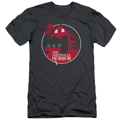 Amityville Horror Red House - Men's Slim Fit T-Shirt Hoodie, Sweatshirt | ZylaModa.com