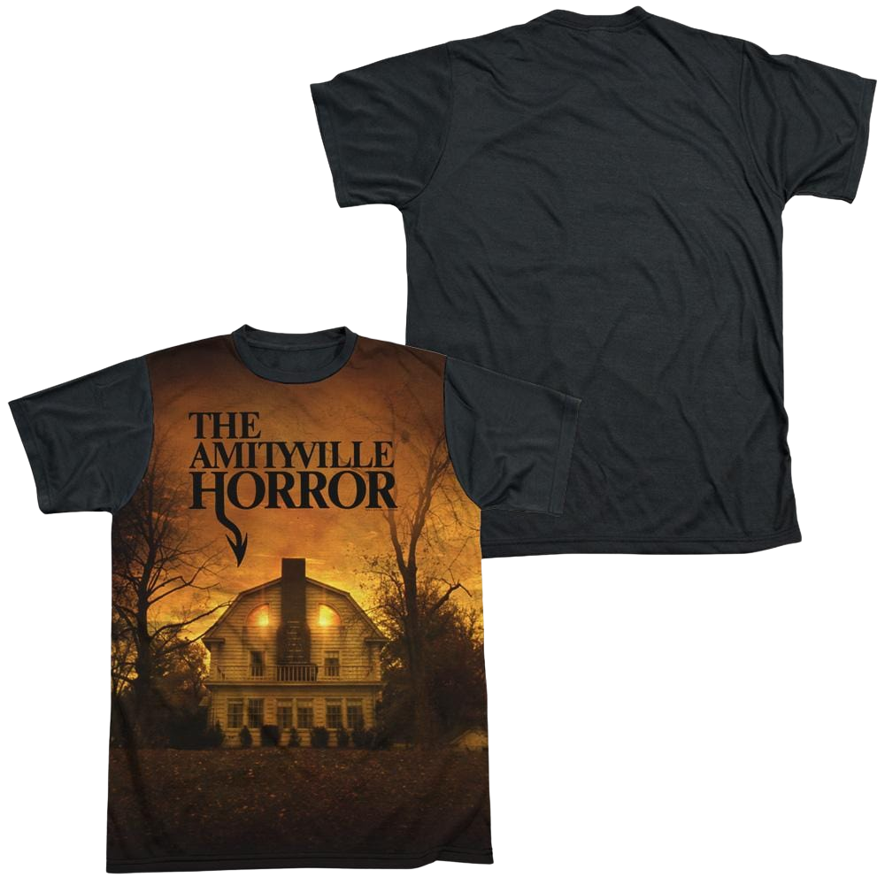 Amityville Horror House - Men's Black Back T-Shirt Hoodie, Sweatshirt | ZylaModa.com