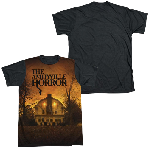 Amityville Horror House - Men's Black Back T-Shirt Hoodie, Sweatshirt | ZylaModa.com