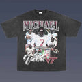 MICHAEL VICK 1.4 VINTAGE TEE | AMERICAN FOOTBALL | GIFT FOR FAN Hoodie, Sweatshirt | ZylaModa.com