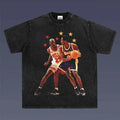 MICHAEL VS KOBE 1.11 VINTAGE TEE | MEN'S GRAPHIC T-SHIRT SWEATSHIRT HOODIE | GIFT FOR FAN | ZylaModa.com