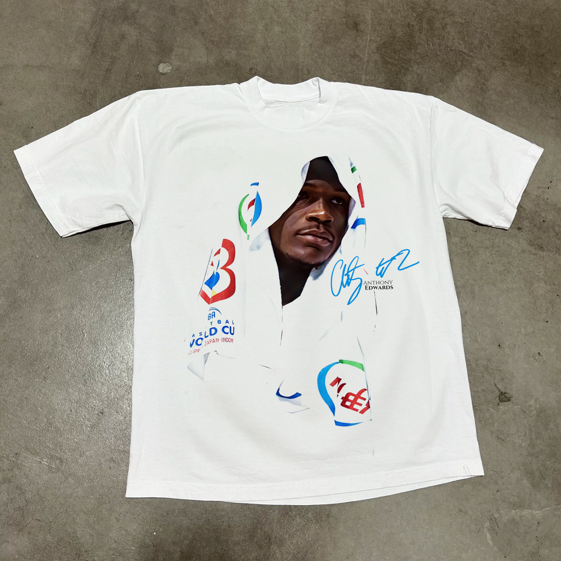 ANT EDWARDS 'MJ'S SON' HEAVYWEIGHT WHITE T-SHIRT Hoodie, Sweatshirt | ZylaModa.com (Image 1)