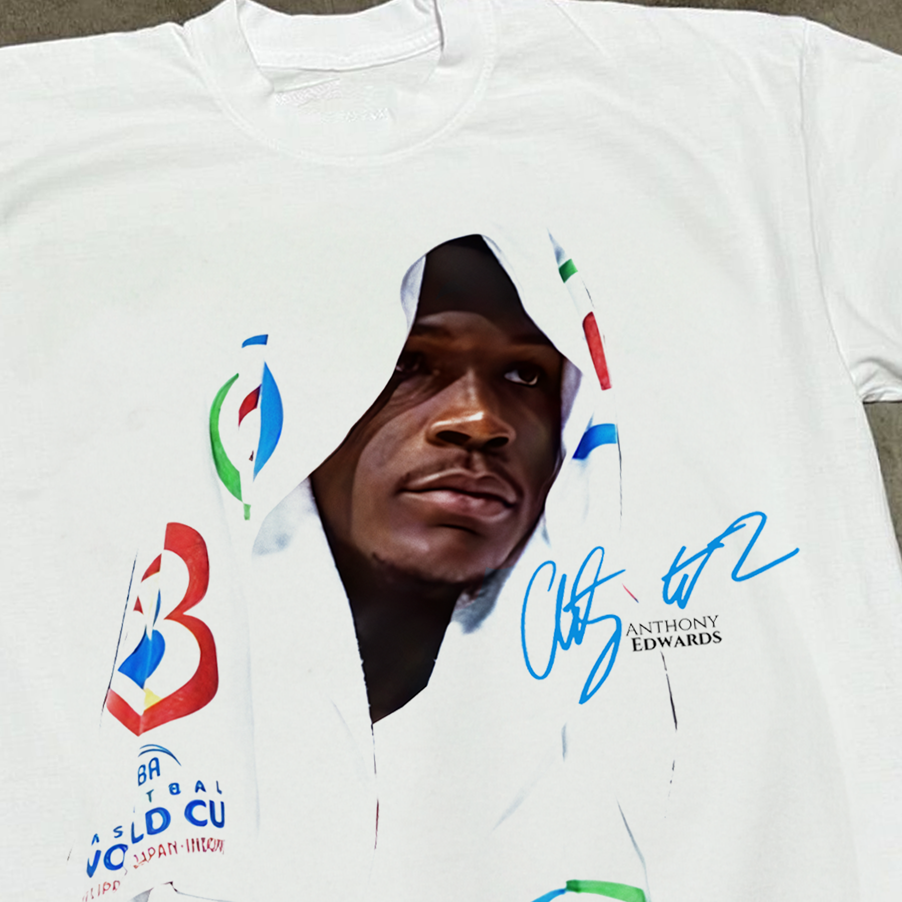 ANT EDWARDS 'MJ'S SON' HEAVYWEIGHT WHITE T-SHIRT Hoodie, Sweatshirt | ZylaModa.com (Image 2)