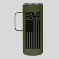HOLD FAST 22 oz Stainless Steel Tumbler With Handle Freedom Flag T-Shirts, Hoodie, Sweatshirt | ZylaModa.com (Image 1)