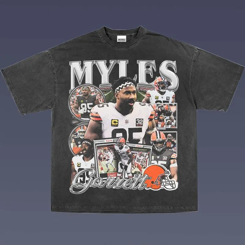 MYLES GARRETT 1.0 VINTAGE TEE | AMERICAN FOOTBALL | GIFT FOR FAN Hoodie, Sweatshirt | ZylaModa.com