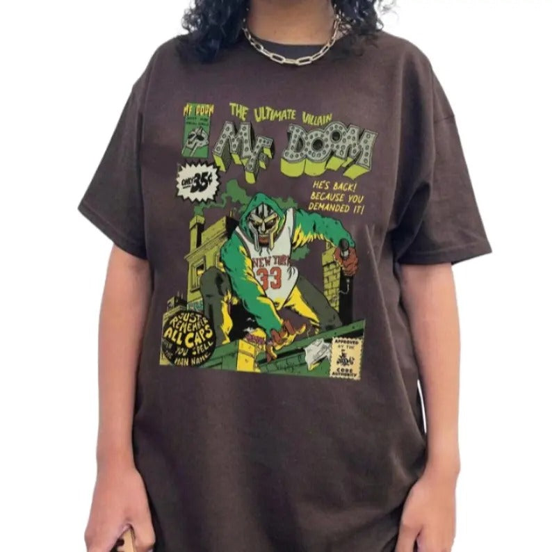 Madlib Doom All Caps Shirt, Mf Doom Shirt, Hip Hop Unisex Tee, Madvillain Metal T-shirt Hoodie, Sweatshirt | ZylaModa.com