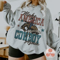 Make America cowboy again , 4th of july , Western 4th of july , Independence day T-Shirts, Hoodie, Sweatshirt | ZylaModa.com
