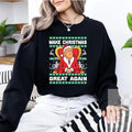 Make Christmas Great Again Trump Crewneck, Trump Vance 2024, Make America Great Again, Political Gear, Trump Christmas...