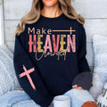 Make Heaven Crowded , Elegant Boho Christian Quote , Motivational Sleeve T-Shirts, Hoodie, Sweatshirt | ZylaModa.com