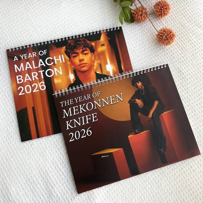 Malachi 2026 Wall Calendar MK 2026 Calendar Zombie Movie Characters Victor Teen Boys Teen Girls Calendar T-Shirts,...