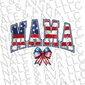 Mama American Flag DTF Transfer T-Shirts, Hoodie, Sweatshirt | ZylaModa.com