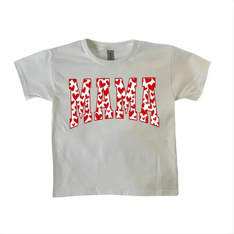 Mama Baby Tee, Valentines Day Baby Tee, Mama Valentine Baby Tee, Mama Baby Tee, Love Baby Tee, Cute Valentines Baby Tee,...