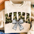 Mama Camo Camouflage Sweatshirt Mama Coquette Varsity Duck Camo Retro Mama Mothers Day Gift T-Shirts, Hoodie | ZylaModa.com