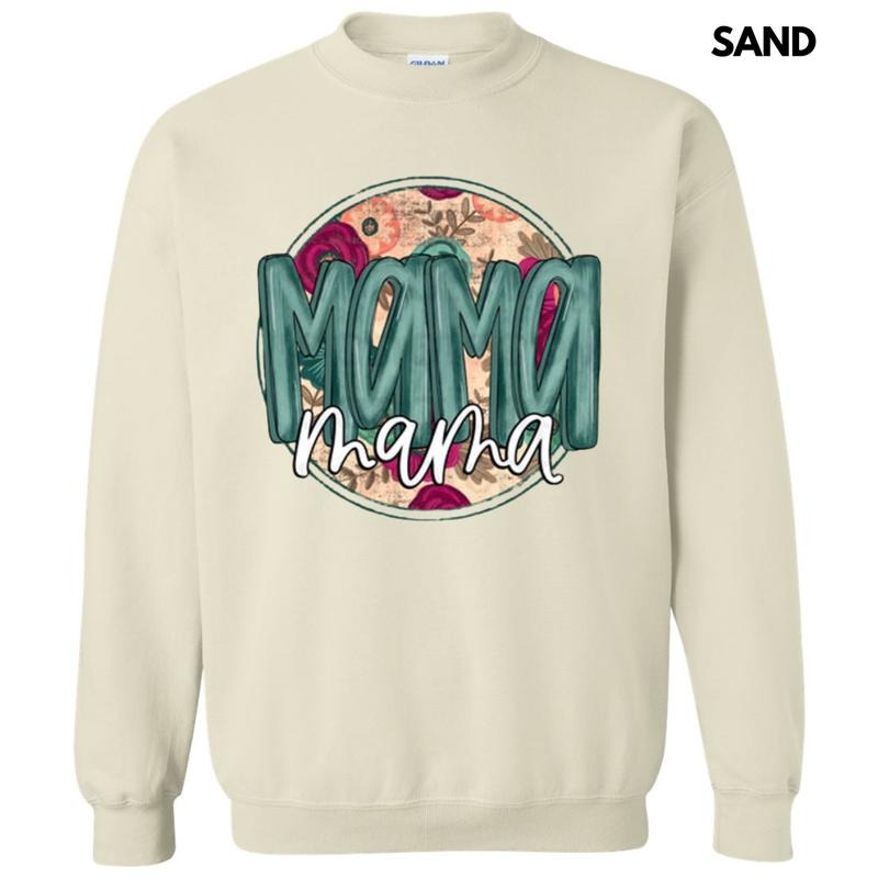 Mama Dark Floral Sweatshirt T-Shirts, Hoodie | ZylaModa.com